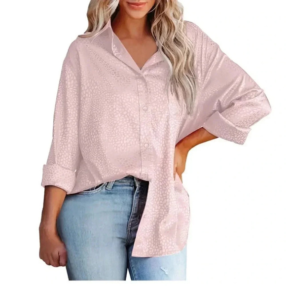 WOMENS LIVE FOR TRUTH LONG SHEER PINSTRIPE BUTTON UP SHIRT SIZE
LARGE - Picture 4 of 11